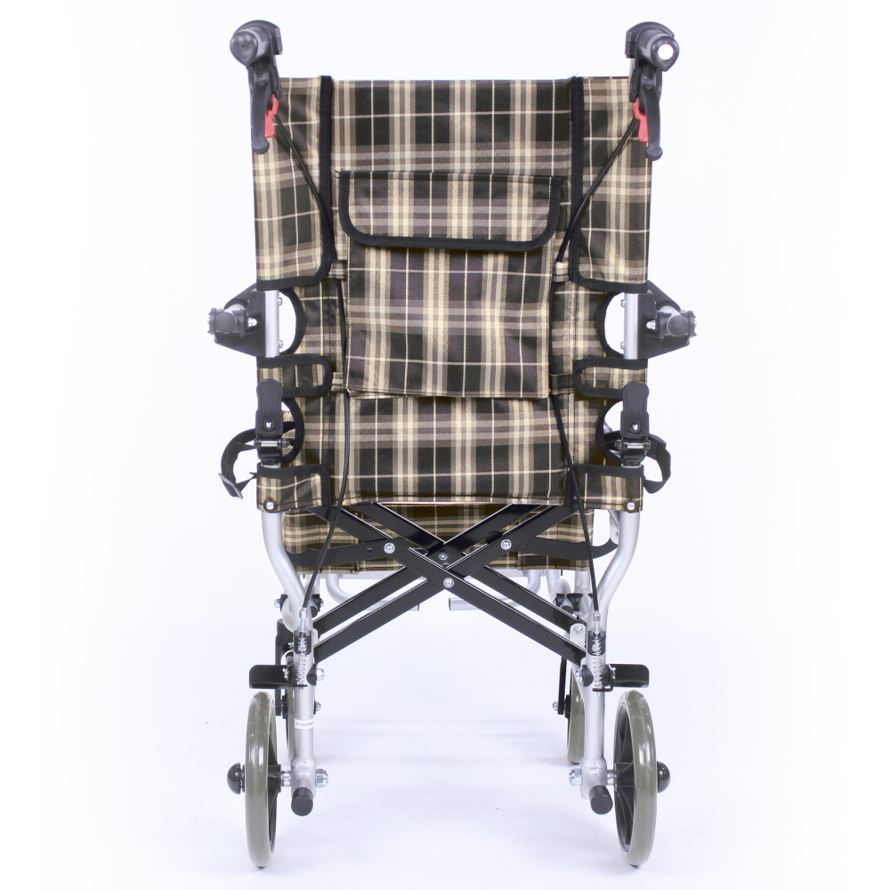 รถเข็นวีลเชร์ MEDILA VOYAGE DY019003LABJ อลูมิเนียม น้ำหนักเบา (ขึ้นเครื่องบินได้) _4